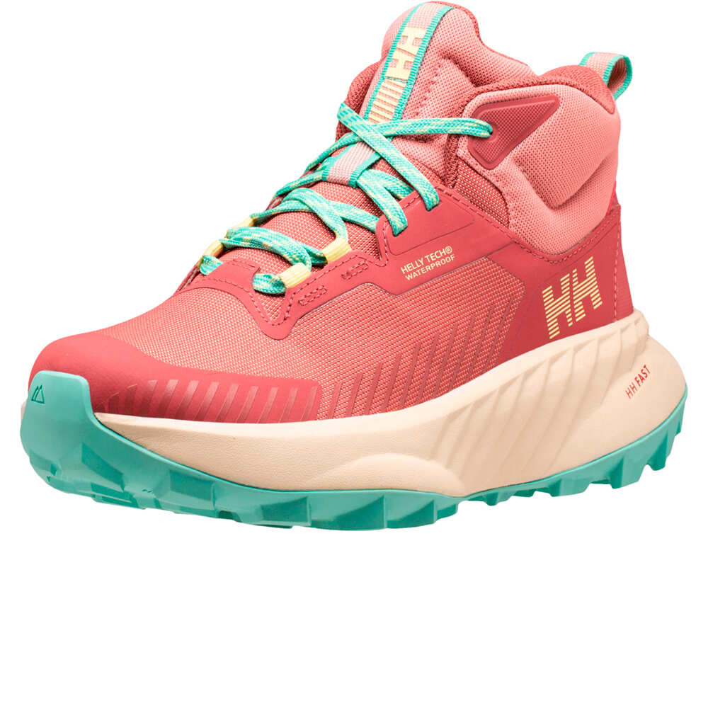 Helly Hansen bota trekking mujer W AWE HIKER MID HT ROSA lateral interior
