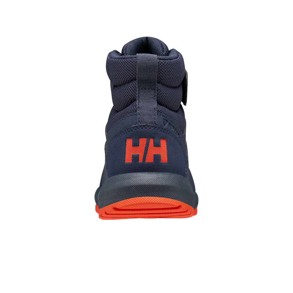 Helly Hansen bota trekking niño SHELTER AZUL vista trasera