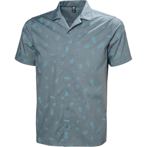 Helly Hansen camisa montaña manga corta hombre HOLMEN AZUL