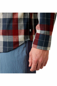 Helly Hansen camisa montaña manga larga hombre LOKKA FLANNEL AZUL 03