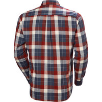 Helly Hansen camisa montaña manga larga hombre LOKKA FLANNEL AZUL 05