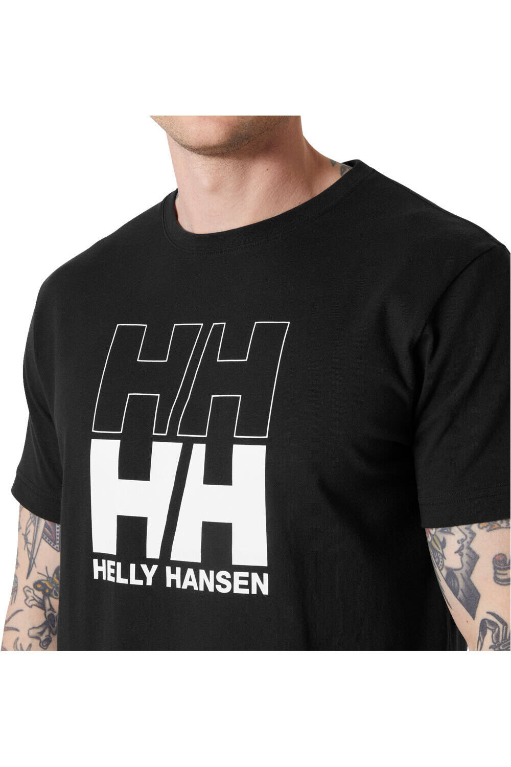 Helly Hansen camiseta manga corta hombre CORE GRAPHIC T 2.0 NEGRO vista detalle