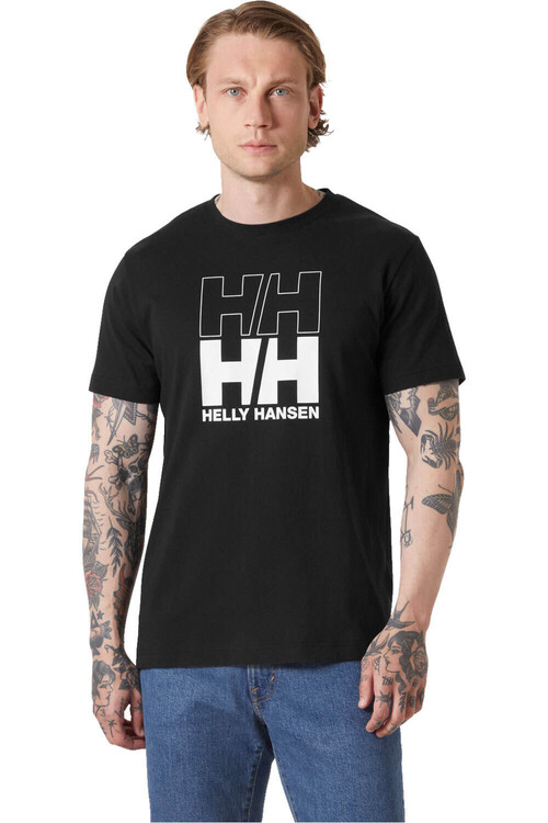 Helly Hansen camiseta manga corta hombre CORE GRAPHIC T 2.0 NEGRO