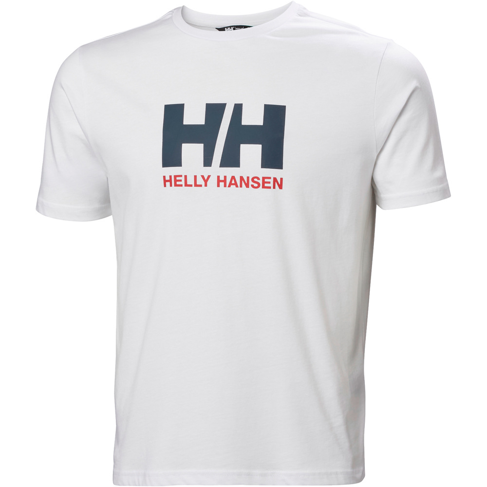 Helly Hansen camiseta manga corta hombre HH LOGO BLANCO vista detalle