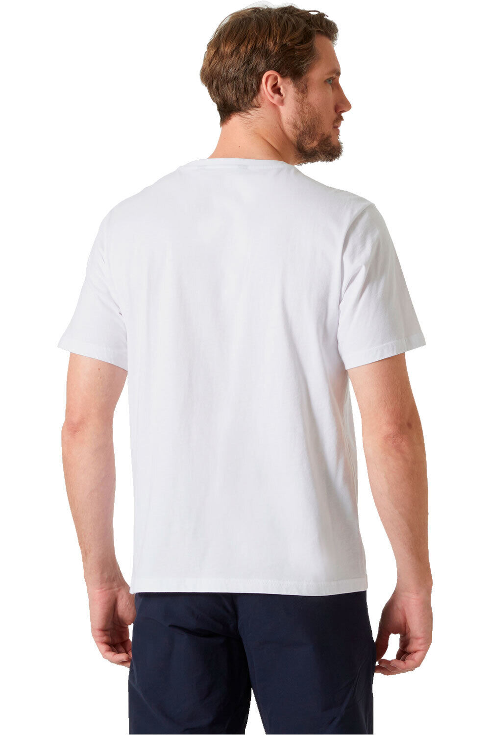 Helly Hansen camiseta manga corta hombre HH LOGO BLANCO vista trasera
