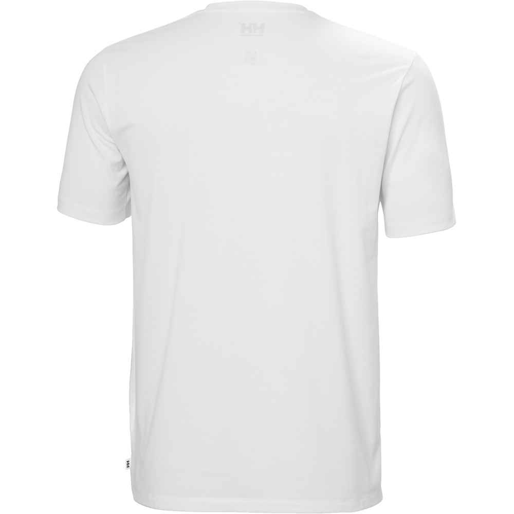 Helly Hansen camiseta montaña manga corta hombre SKOG GRAPHIC BLANCO 05