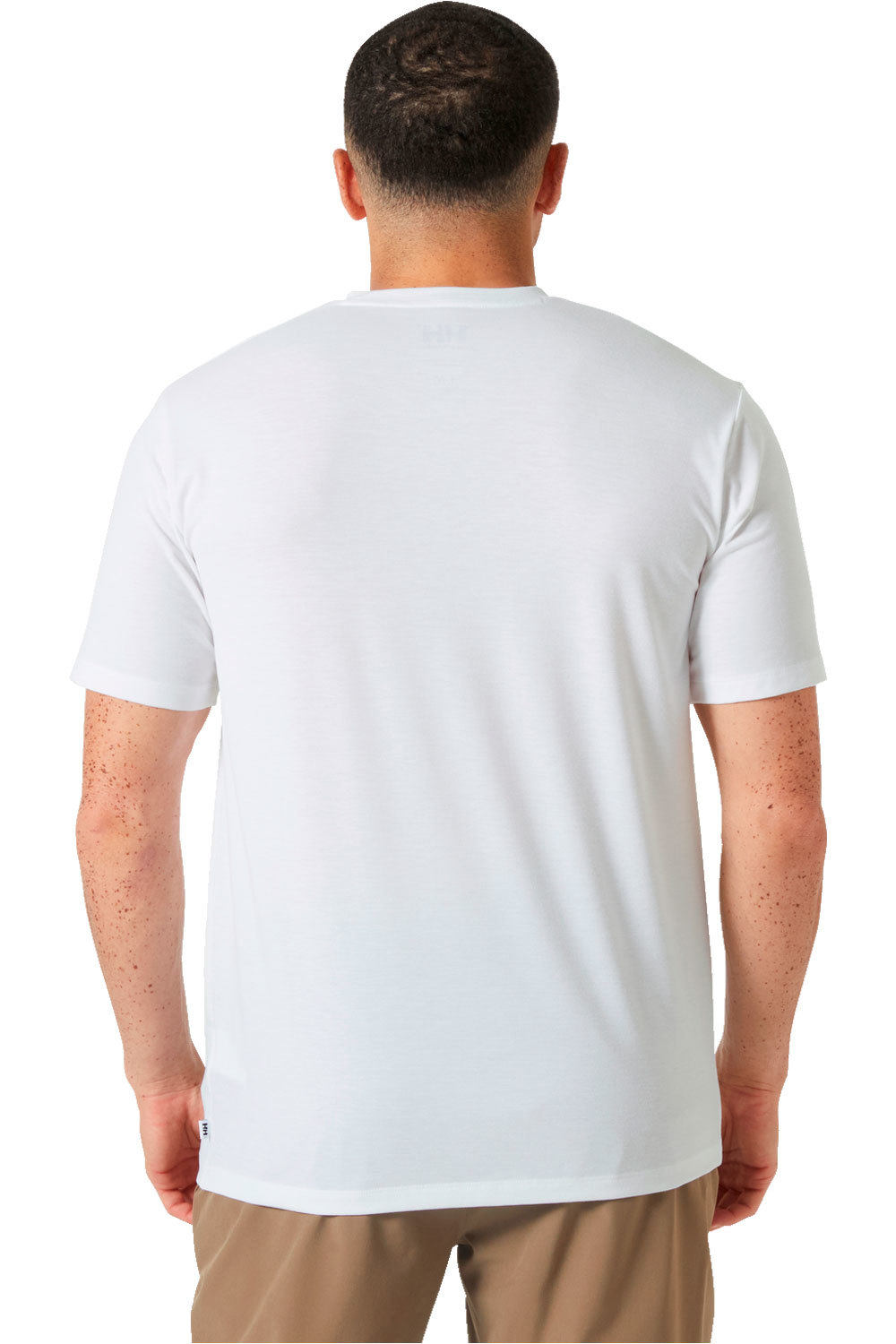 Helly Hansen camiseta montaña manga corta hombre SKOG GRAPHIC BLANCO vista trasera