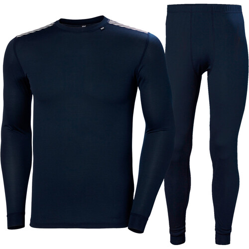 Helly Hansen camiseta térmica manga larga hombre COMFORT LIGHT SET AZUL