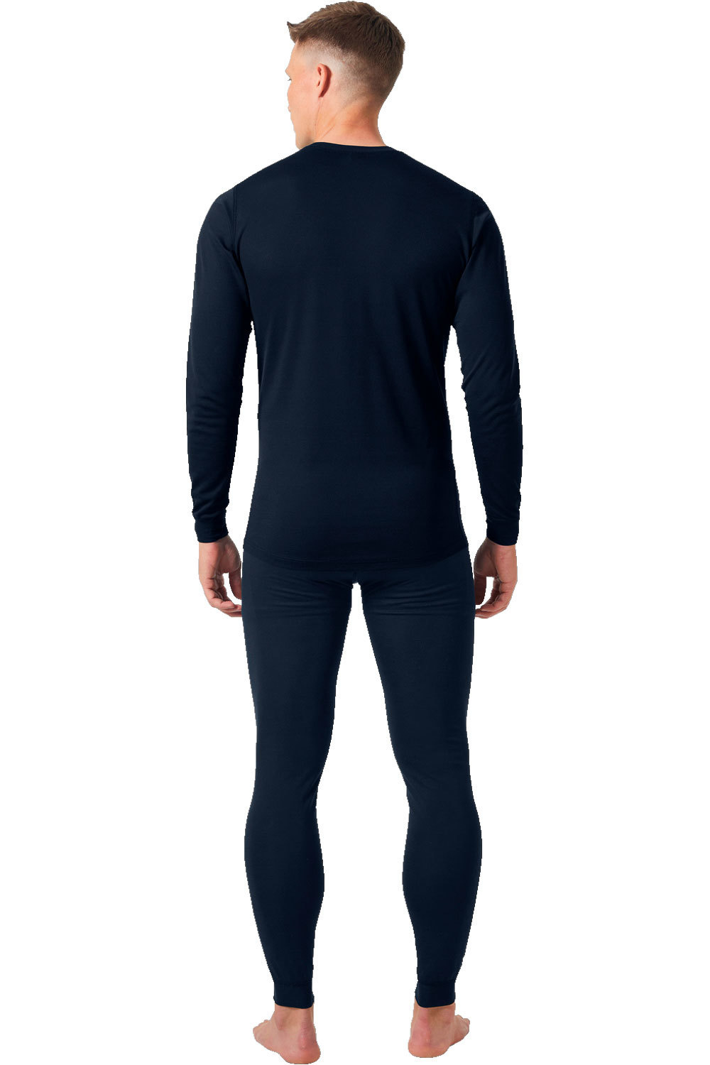 Helly Hansen camiseta térmica manga larga hombre COMFORT LIGHT SET AZUL vista trasera