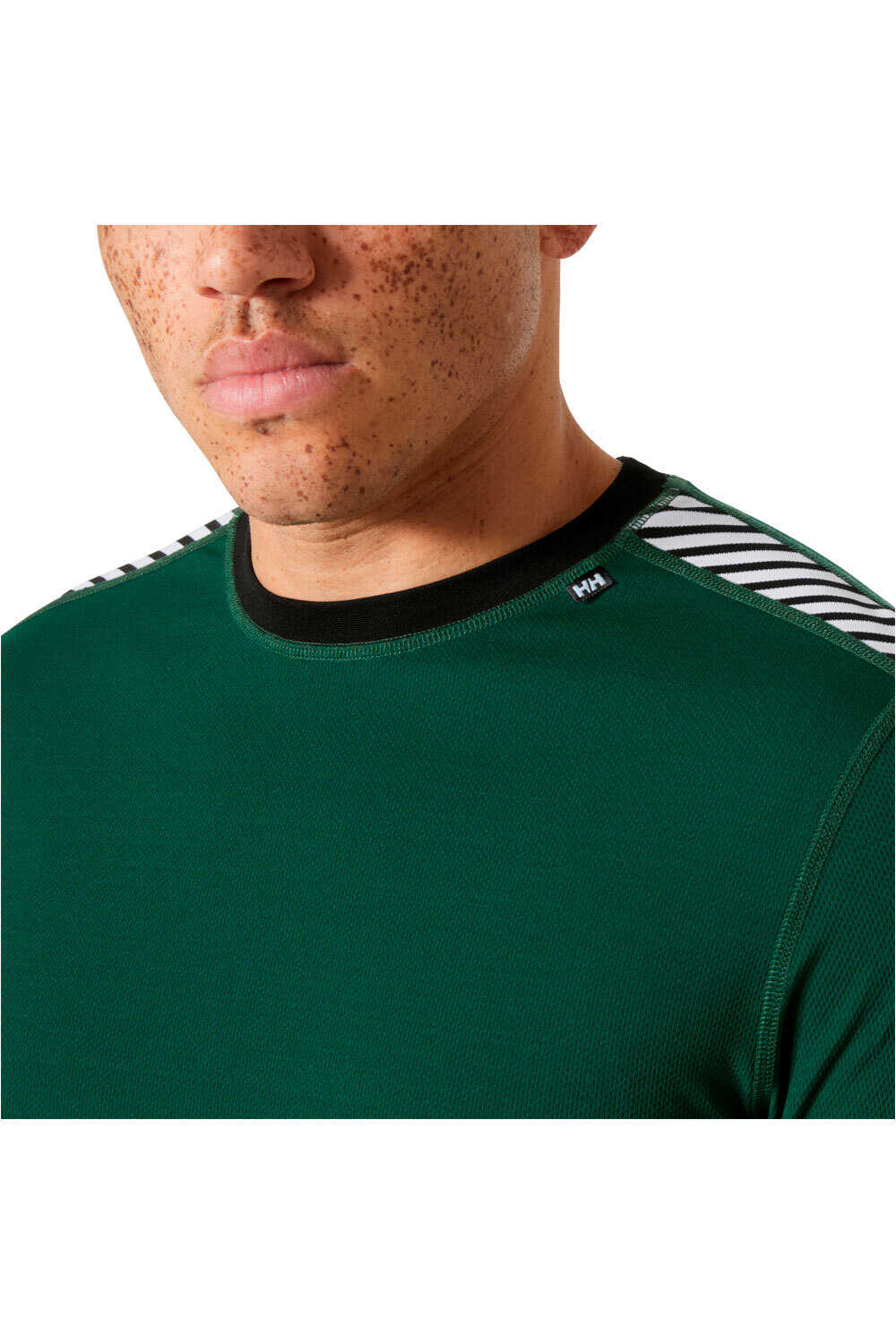 Helly Hansen camiseta térmica manga larga hombre COMFORT LIGHT VERDE 07