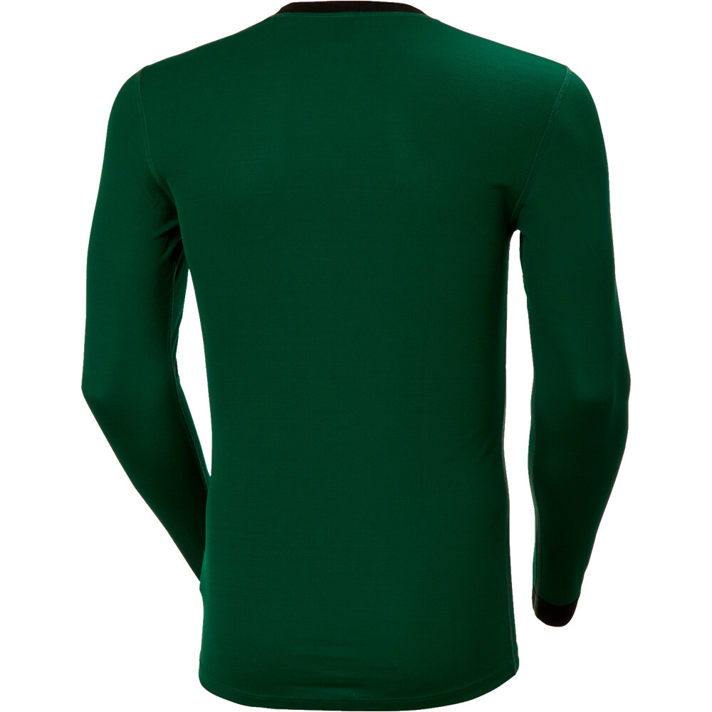 Helly Hansen camiseta térmica manga larga hombre COMFORT LIGHT VERDE 10