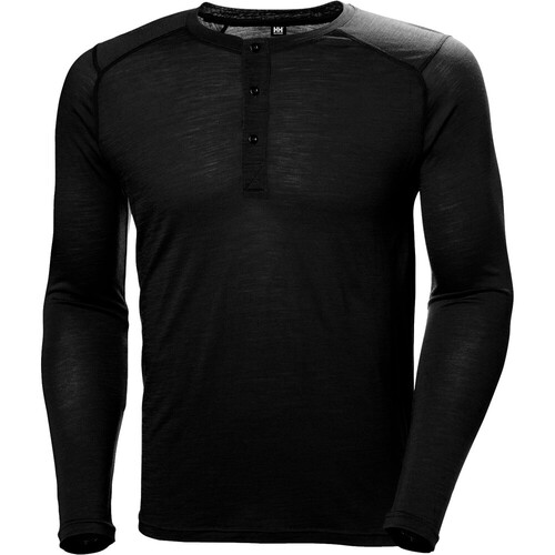 HELLY HANSEN DURAWOOL HENLEY negro