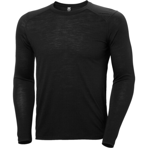 Helly Hansen camiseta térmica manga larga hombre DURAWOOL NEGRO