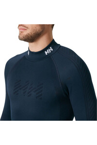 Helly Hansen camiseta térmica manga larga hombre H1 PRO SEAMLESS GRAPHENE AZUL vista detalle
