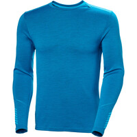 Helly Hansen camiseta térmica manga larga hombre LIFA MERINO MIDWEIGHT AZUL 04