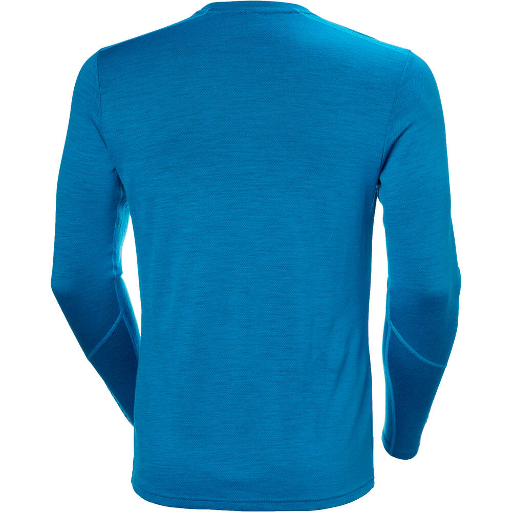 Helly Hansen camiseta térmica manga larga hombre LIFA MERINO MIDWEIGHT AZUL 05