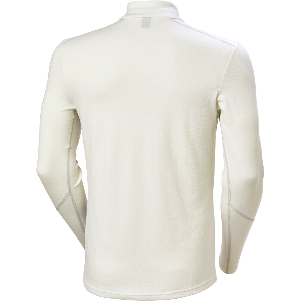 Helly Hansen camiseta térmica manga larga hombre LIFA MERINO MIDWEIGHT BLANCO 05