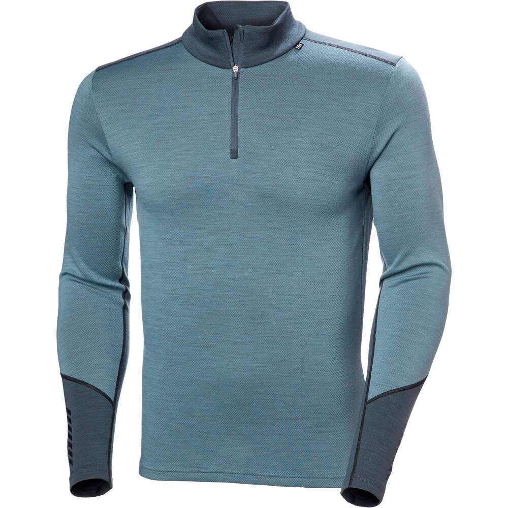 Helly Hansen camiseta térmica manga larga hombre LIFA MERINO MIDWEIGHT GRIS 04