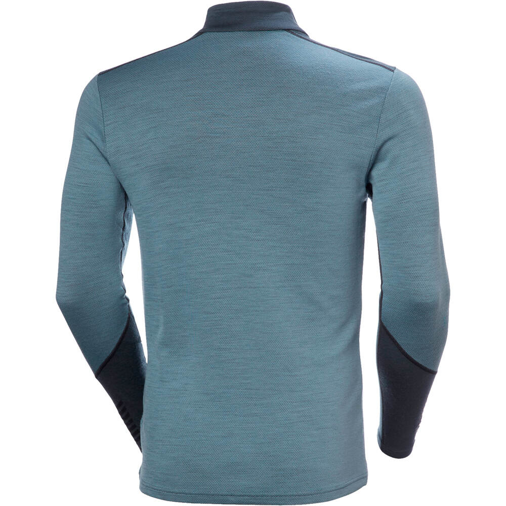 Helly Hansen camiseta térmica manga larga hombre LIFA MERINO MIDWEIGHT GRIS 05