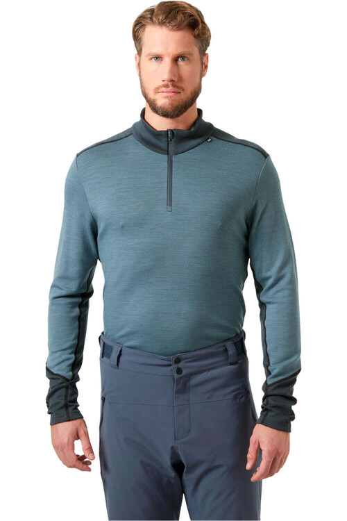 HELLY HANSEN LIFA MERINO MIDWEIGHT gris