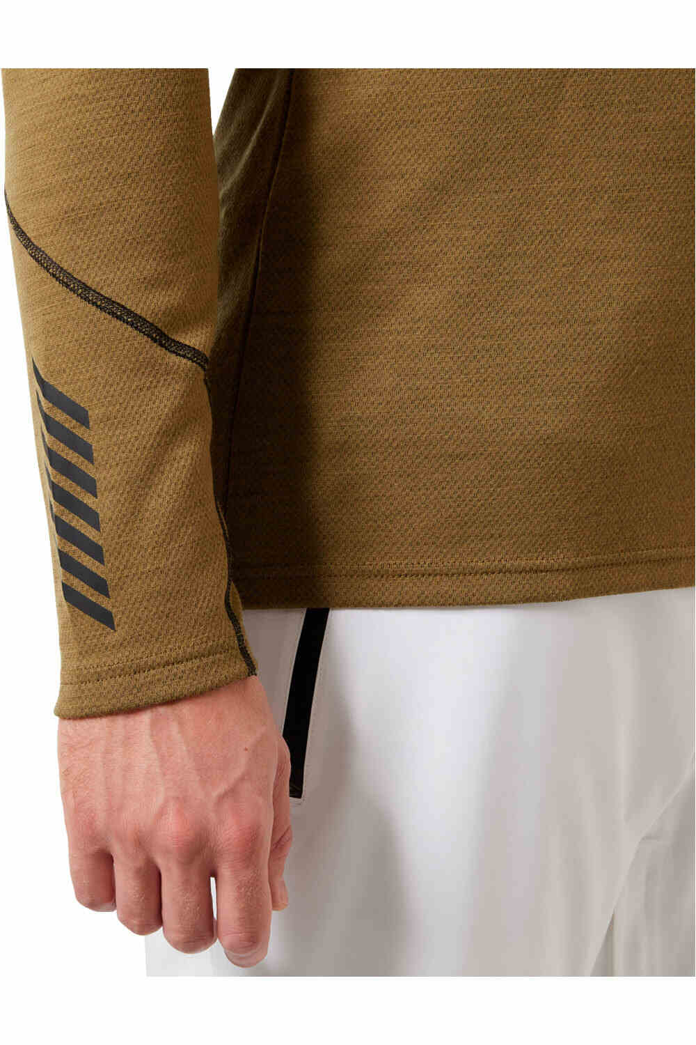 Helly Hansen camiseta térmica manga larga hombre LIFA MERINO MIDWEIGHT MARRON 03