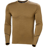 Helly Hansen camiseta térmica manga larga hombre LIFA MERINO MIDWEIGHT MARRON 04