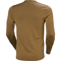 Helly Hansen camiseta térmica manga larga hombre LIFA MERINO MIDWEIGHT MARRON 05