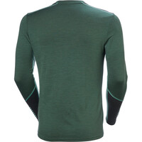 Helly Hansen camiseta térmica manga larga hombre LIFA MERINO MIDWEIGHT VERDE 04