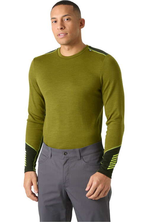 HELLY HANSEN LIFA MERINO MIDWEIGHT verde