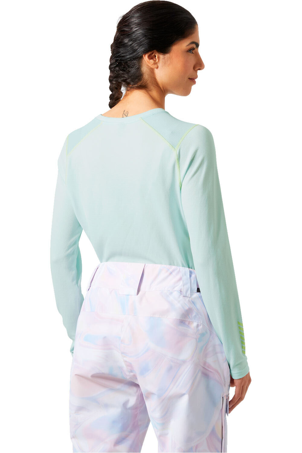 Helly Hansen camiseta térmica manga larga mujer LIFA ACTIVE AZUL vista trasera