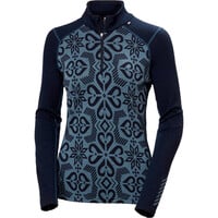 Helly Hansen camiseta térmica manga larga mujer LIFA MERINO MIDWEIGHT GRA AZUL 03
