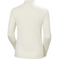 Helly Hansen camiseta térmica manga larga mujer W LIFA MERINO KNITEVO 1/2 ZIP BLANCO 06