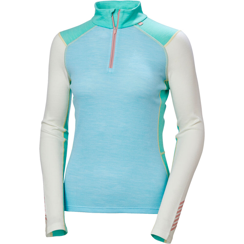 Helly Hansen camiseta térmica manga larga mujer W LIFA MERINO MIDWEIGHT AZUL 04