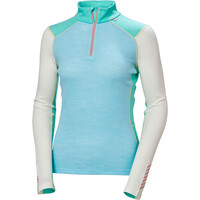 Helly Hansen camiseta térmica manga larga mujer W LIFA MERINO MIDWEIGHT AZUL 04