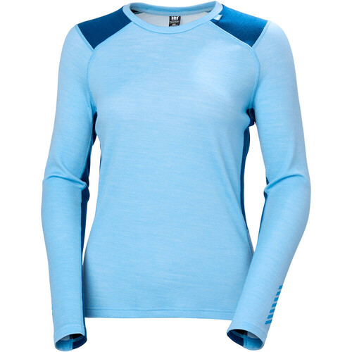 HELLY HANSEN W LIFA MERINO MIDWEIGHT CREW azul