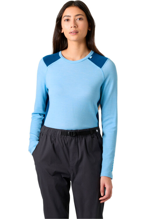HELLY HANSEN W LIFA MERINO MIDWEIGHT CREW azul