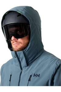 Helly Hansen chaqueta esquí hombre ALPHA 4.0 AZUL vista trasera