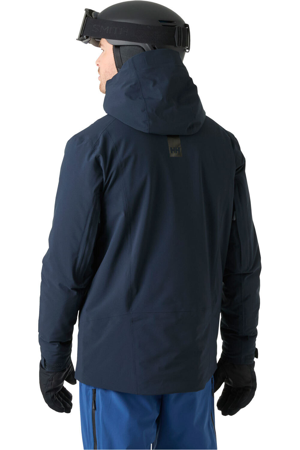 Helly Hansen chaqueta esquí hombre ALPHA LONG INS JACKET AZUL vista trasera