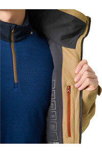 Helly Hansen chaqueta esquí hombre ALPHA LONG INS JACKET MARRON 07