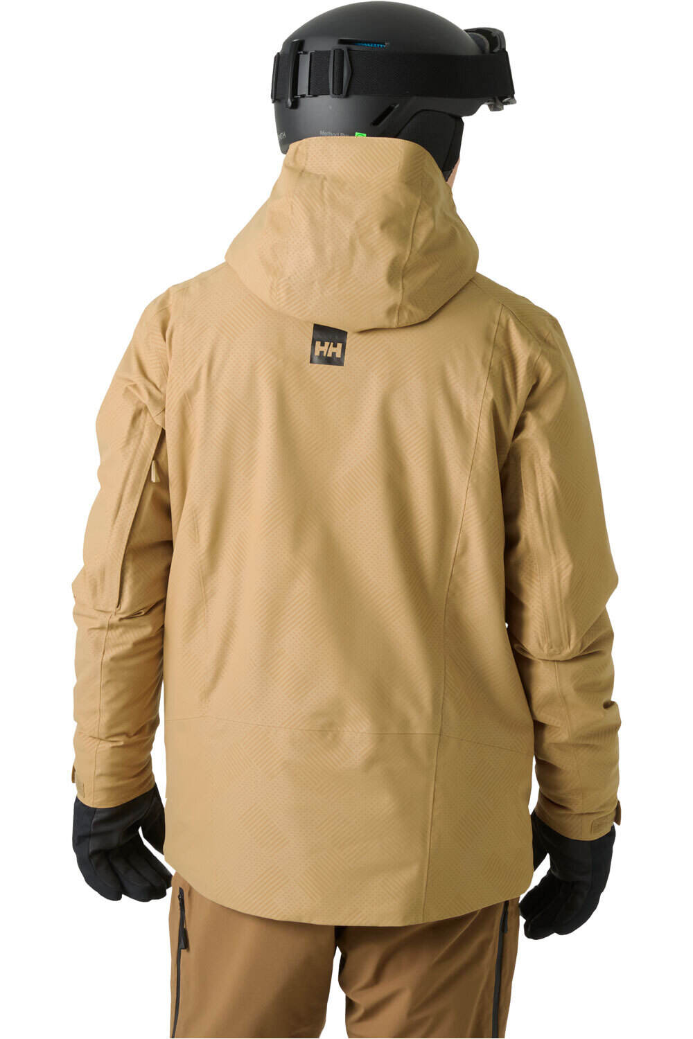 Helly Hansen chaqueta esquí hombre ALPHA LONG INS JACKET MARRON vista trasera