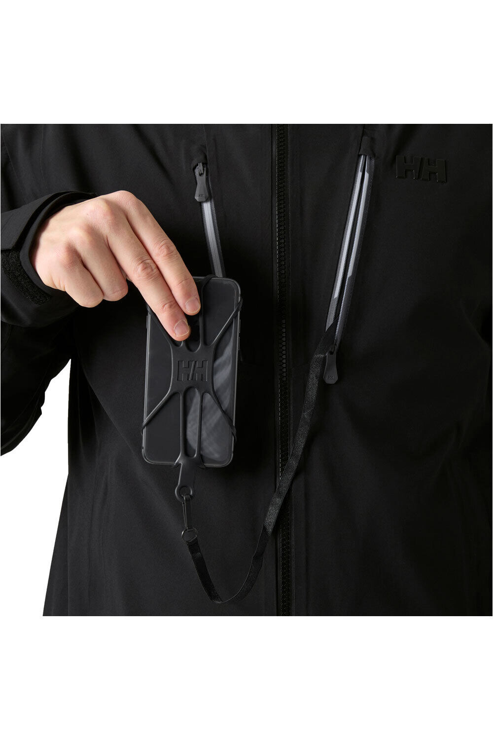 Helly Hansen chaqueta esquí hombre ALPHA LONG INS JACKET NEGRO 04