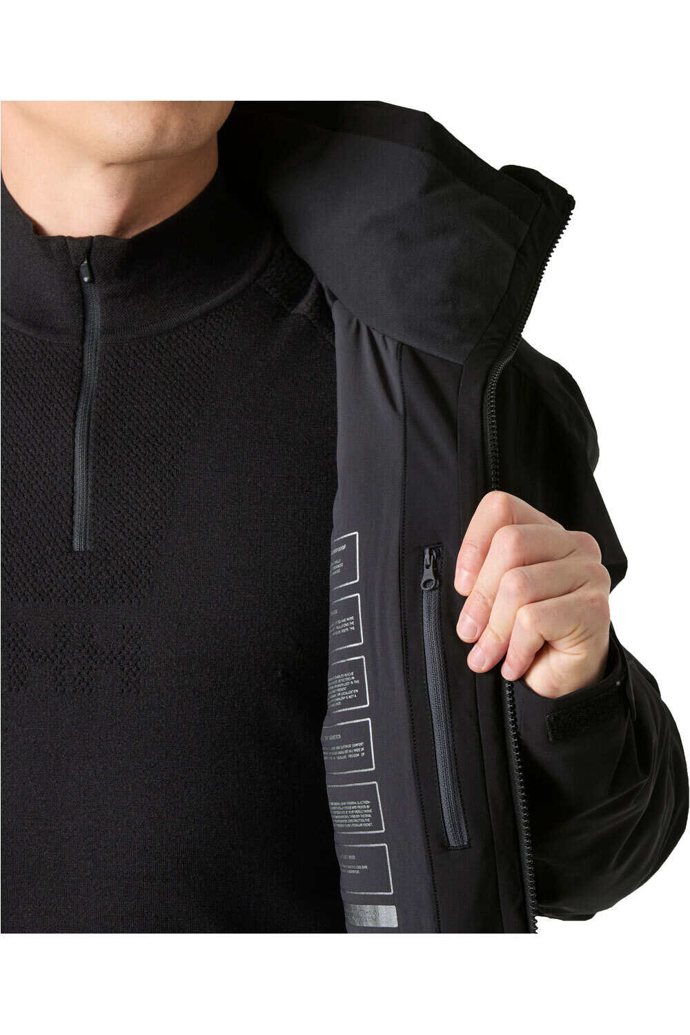 Helly Hansen chaqueta esquí hombre ALPHA LONG INS JACKET NEGRO 08
