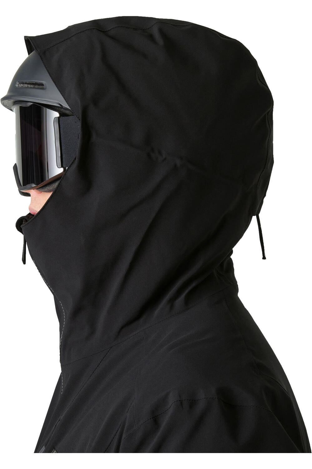 Helly Hansen chaqueta esquí hombre ALPHA LONG INS JACKET NEGRO vista detalle