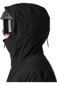 Helly Hansen chaqueta esquí hombre ALPHA LONG INS JACKET NEGRO vista detalle