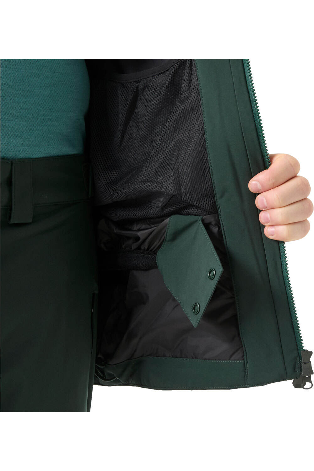 Helly Hansen chaqueta esquí hombre ALPHA LONG INS JACKET VERDE 08