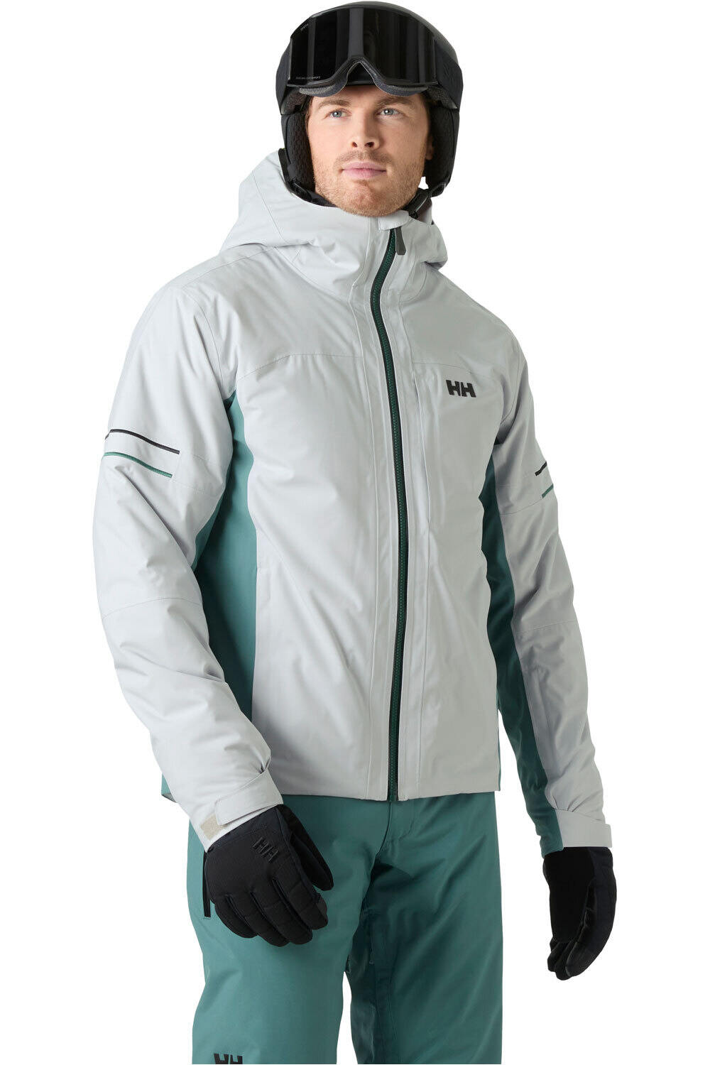 Helly Hansen chaqueta esquí hombre COURCHEVEL JACKET GRIS vista frontal