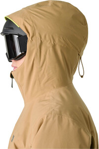 Helly Hansen chaqueta esquí hombre COURCHEVEL JACKET MARRON vista detalle