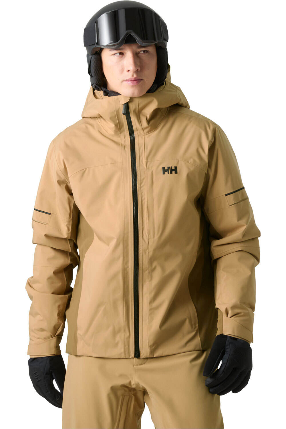 Helly Hansen chaqueta esquí hombre COURCHEVEL JACKET MARRON vista frontal