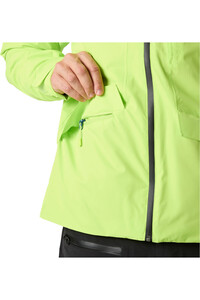 Helly Hansen chaqueta esquí hombre EMIKO INSULATED JACKET LUMINOUS GREEN AO VERDE 04
