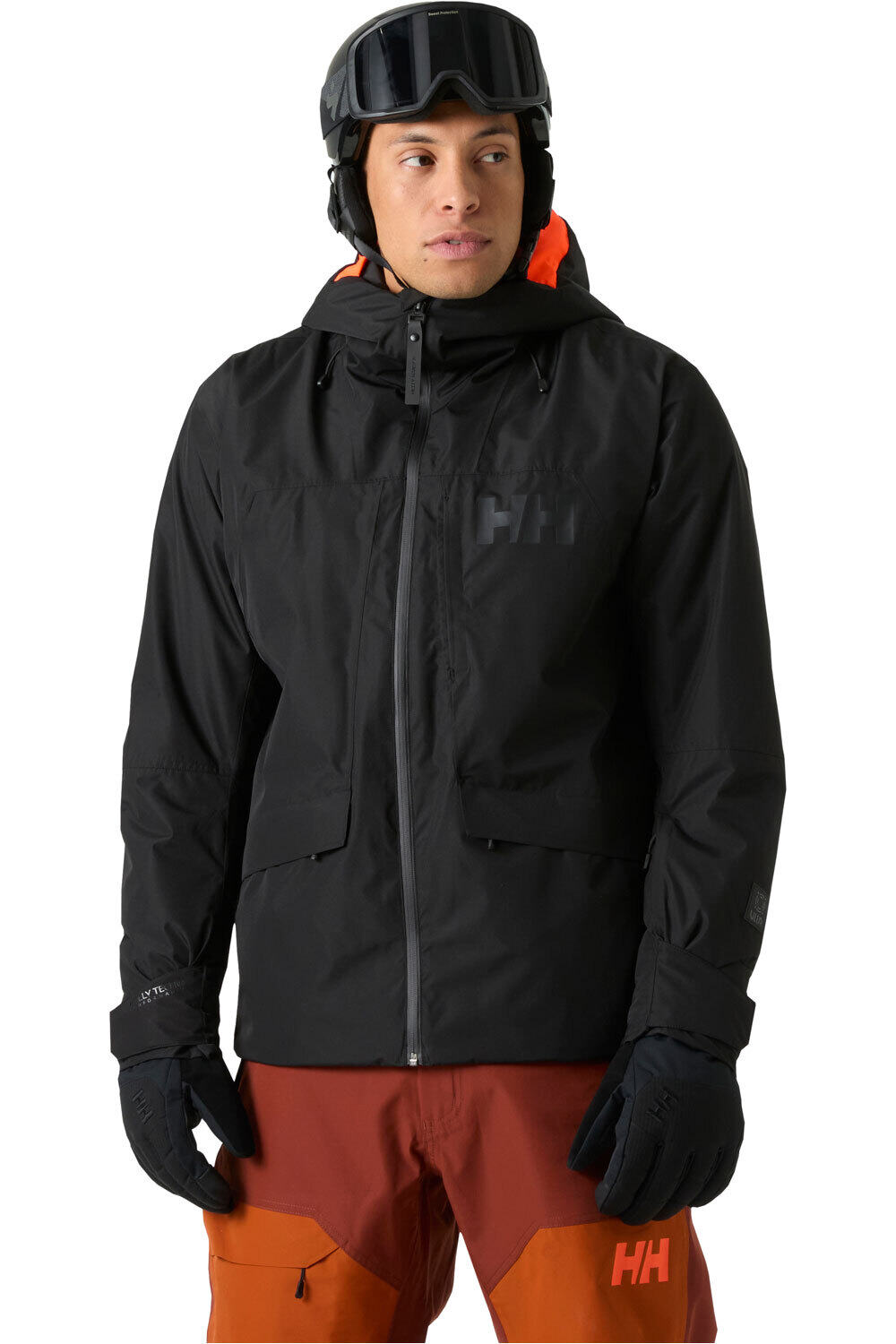 Helly Hansen chaqueta esquí hombre EMIKO INSULATED JACKET NEGRO vista frontal